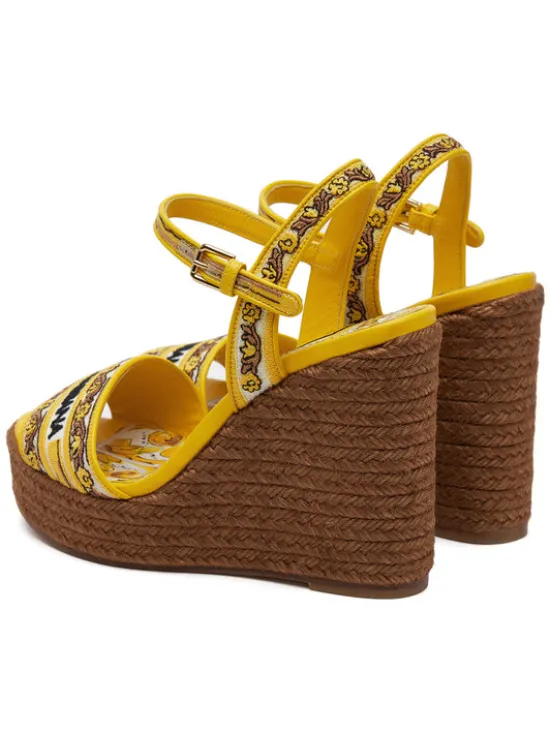 Dolce&Gabbana Espadryle CZ0318 AV804 Żółty