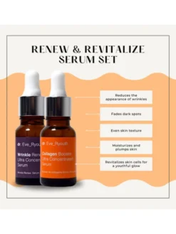 dr. Eve Ryouth CollagenSkin Collagen Booster + Wrinkle Renew Duo Serum