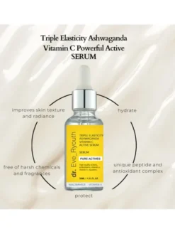 dr. Eve Ryouth ErthSkin London z Ashwagandhą i Witaminą C Serum