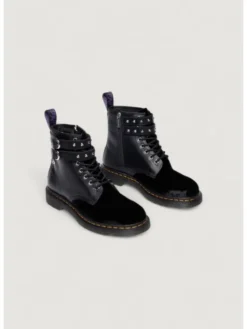 Dr. Martens Glany 1460 Wdn Smooth+Velvet Czarny