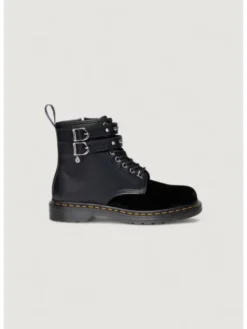 Dr. Martens Glany 1460 Wdn Smooth+Velvet Czarny