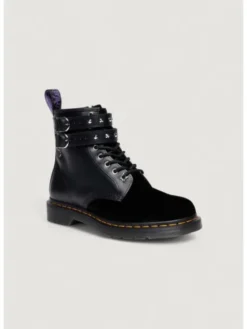Dr. Martens Glany 1460 Wdn Smooth+Velvet Czarny