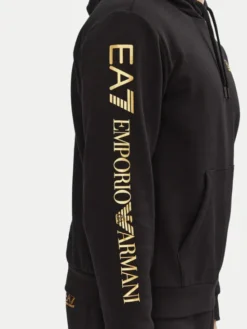 EA7 Emporio Armani Bluza 7M000570 AF10377 MC004 Czarny Regular Fit