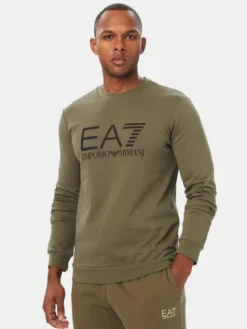 EA7 Emporio Armani Bluza 7M002278 AF22266 U7014 Khaki Regular Fit