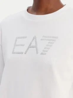 EA7 Emporio Armani Bluza 7W000953 AF15831 U0002 Biały Regular Fit