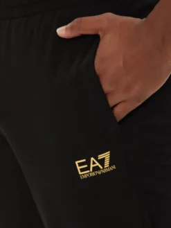 EA7 Emporio Armani Dres 8NPV61 PJVRZ MC004 Czarny Regular Fit