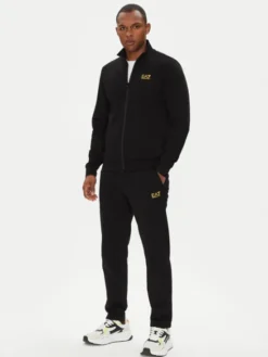 EA7 Emporio Armani Dres 8NPV61 PJVRZ MC004 Czarny Regular Fit