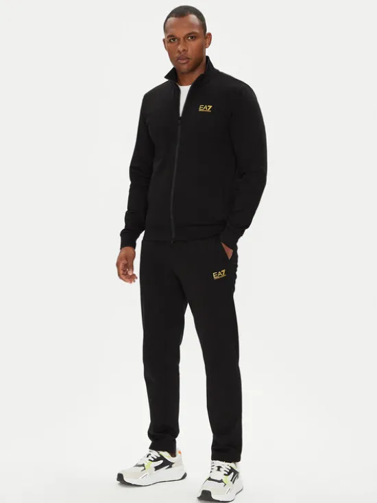 EA7 Emporio Armani Dres 8NPV61 PJVRZ MC004 Czarny Regular Fit