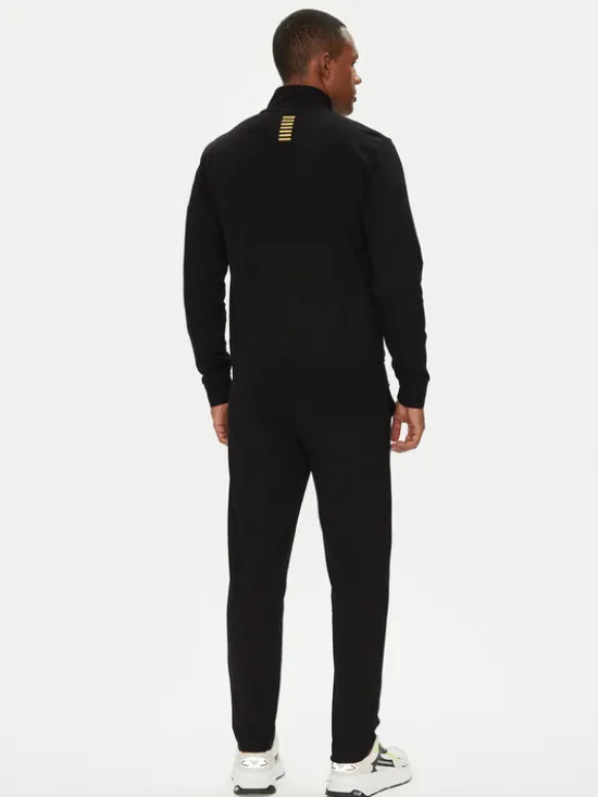 EA7 Emporio Armani Dres 8NPV61 PJVRZ MC004 Czarny Regular Fit