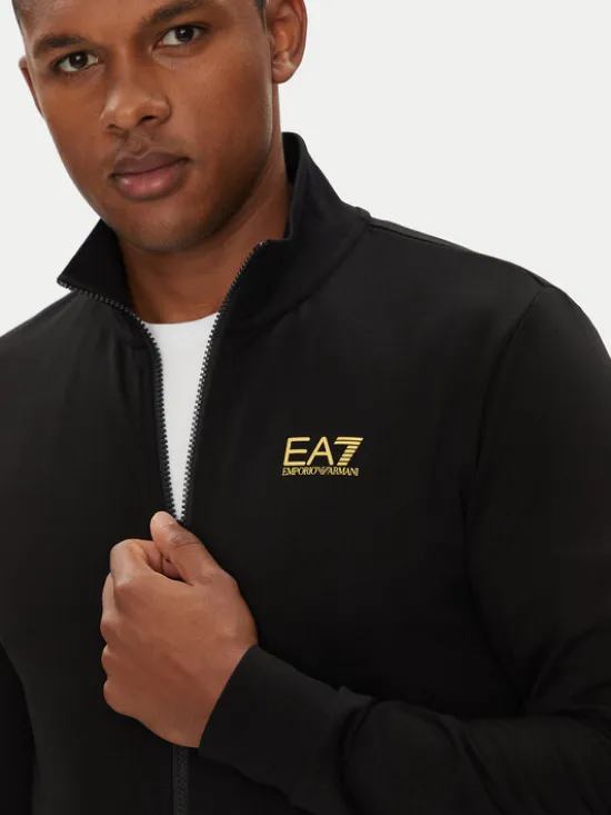EA7 Emporio Armani Dres 8NPV61 PJVRZ MC004 Czarny Regular Fit