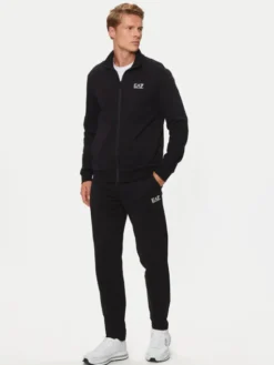 EA7 Emporio Armani Dres 8NPV61 PJVRZ 1200 Czarny Regular Fit