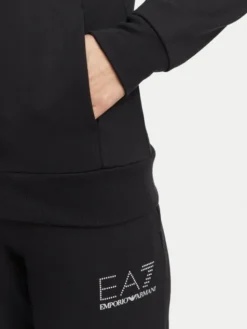 EA7 Emporio Armani Dres 8NTV51 TJ9RZ MC026 Czarny Regular Fit