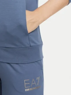EA7 Emporio Armani Dres 8NTV51 TJ9RZ U9304 Niebieski Regular Fit