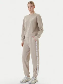 EA7 Emporio Armani Dres 7W001157 AF12501 U6225 Beżowy Regular Fit