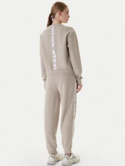 EA7 Emporio Armani Dres 7W001157 AF12501 U6225 Beżowy Regular Fit