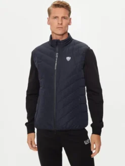 EA7 Emporio Armani Kamizelka 8NPQ02 PNE1Z 1562 Granatowy Regular Fit