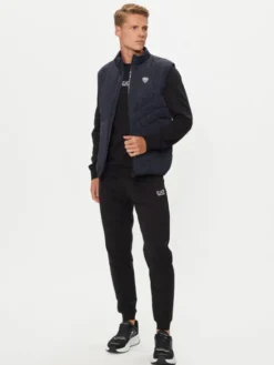 EA7 Emporio Armani Kamizelka 8NPQ02 PNE1Z 1562 Granatowy Regular Fit