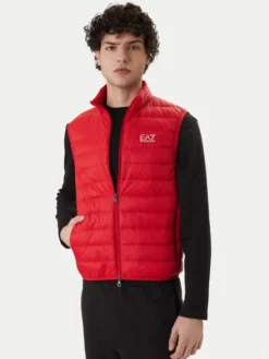EA7 Emporio Armani Kamizelka 8NPQ06 PNGPZ U5072 Czerwony Regular Fit