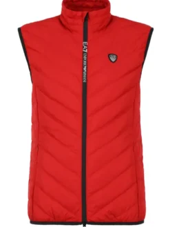 EA7 Emporio Armani Kamizelka 8NPQ03 PNE1Z 1450 Czerwony Regular Fit