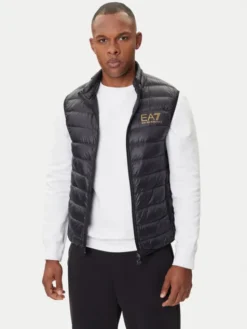 EA7 Emporio Armani Kamizelka 8NPQ01 PN29Z 0208 Czarny Regular Fit
