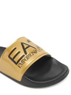EA7 Emporio Armani Klapki 7X000108 AF15118 MZ097 Złoty