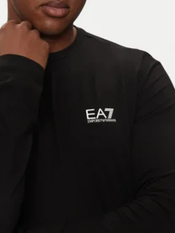 EA7 Emporio Armani Longsleeve 8NPT28 PJVQZ 1200 Czarny Regular Fit