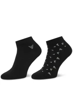 EA7 Emporio Armani Skarpety krótkie EM000538 AF25376 MC624 Czarny