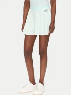 EA7 Emporio Armani Spódnica tenisowa 7W000204 AF13282 M9040 Biały Regular Fit