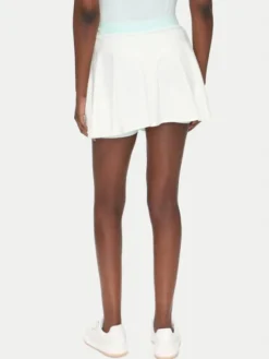EA7 Emporio Armani Spódnica tenisowa 7W000204 AF13282 M9040 Biały Regular Fit