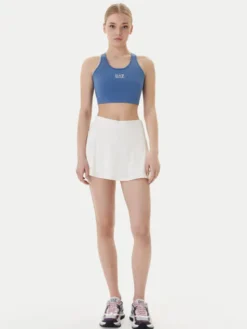 EA7 Emporio Armani Spódnica tenisowa 7W000892 AF14524 U1060 Écru Regular Fit