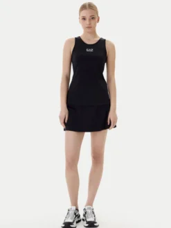 EA7 Emporio Armani Spódnico-szorty 7W000507 AF14524 UC001 Czarny Regular Fit