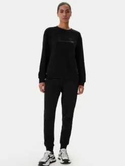 EA7 Emporio Armani Spodnie dresowe 7W000538 AF15831 Czarny Regular Fit