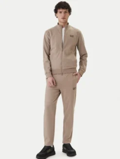 EA7 Emporio Armani Spodnie dresowe 8NPP65 PJVRZ U6167 Beżowy Regular Fit