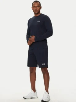 EA7 Emporio Armani Szorty sportowe 8NPS65 PJVRZ 0562 Granatowy Regular Fit