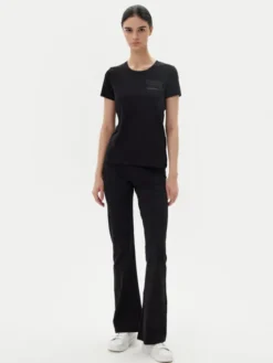 EA7 Emporio Armani T-Shirt 7W000492 AF10373 UC001 Czarny Regular Fit