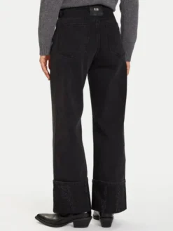 Eleh Jeansy EL072 Czarny Regular Fit