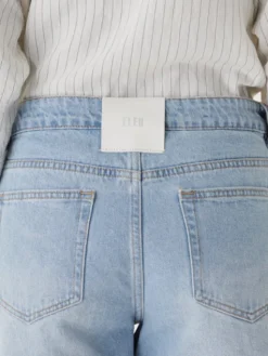 Eleh Szorty jeansowe EL123 Niebieski Regular Fit