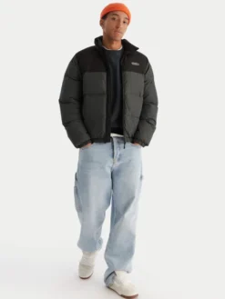 Element Kurtka przejściowa Classic Puffer ELYJK00287 Szary Regular Fit