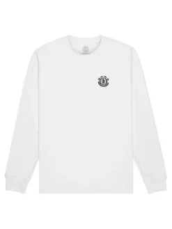 Element Longsleeve Path Ahead ELYZT00581 Biały Regular Fit