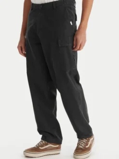 Element Spodnie cargo Relax Cargo ELYNP00203 Czarny Relaxed Fit