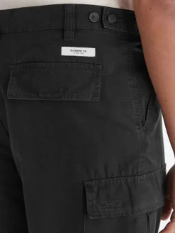 Element Spodnie cargo Relax Cargo ELYNP00203 Czarny Relaxed Fit