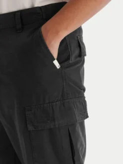 Element Spodnie cargo Relax Cargo ELYNP00203 Czarny Relaxed Fit