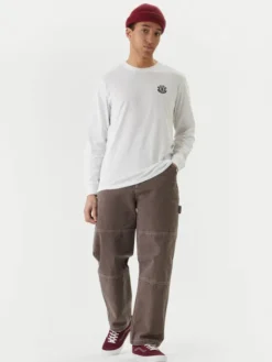 Element Spodnie materiałowe Big Carpenter Canvas ELYNP00201 Brązowy Relaxed Fit
