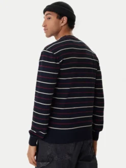 Element Sweter Icon Embroidery ELYSW00115 Granatowy Regular Fit
