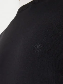 Element Sweter Icon Embroidery ELYSW00115 Czarny Regular Fit