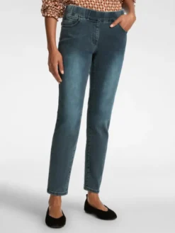 Elena Mirò Jeansy P442P200278N034 Niebieski Regular Fit