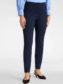 Elena Mirò Spodnie materiałowe P062P300395N034 Niebieski Slim Fit