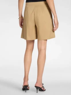 Elena Mirò Szorty materiałowe P000P100500N012 Kremowy A-Line Fit