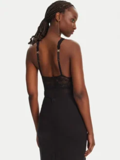 Elisabetta Franchi Body BO03452E2 110 Czarny Regular Fit