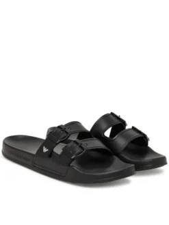 Emporio Armani Klapki EX000043 AF22190 MC001 Czarny